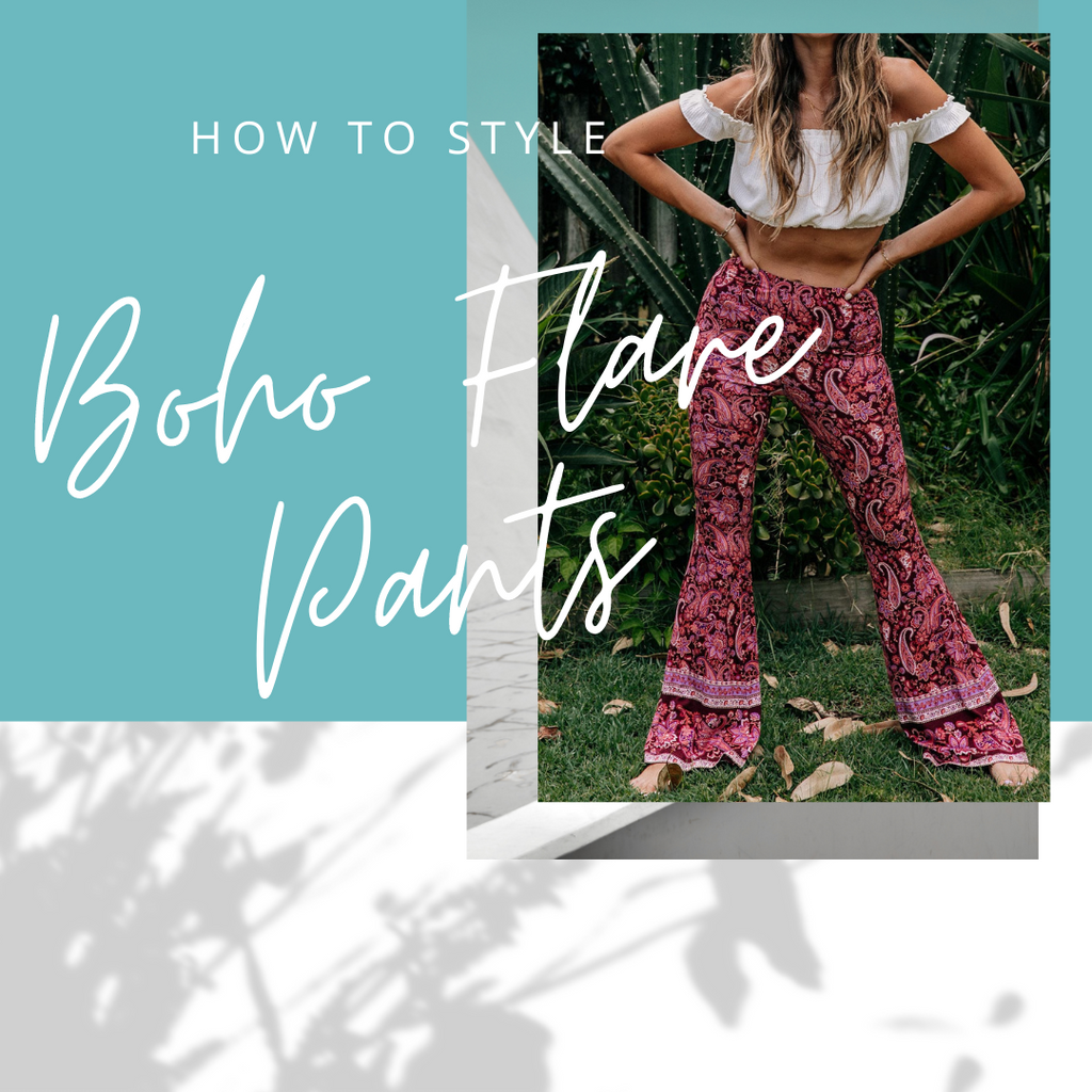 Different ways to style your boho pants