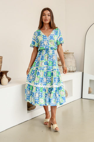 Valerie Maxi Dress - Woodstock