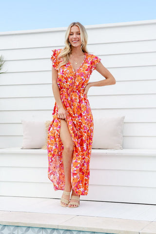 Phoenix & Palm Shoe String Maxi Dress