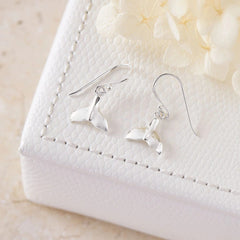 Avalon Whale Tail Earrings