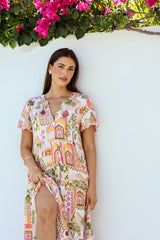 Moroccan Door Midi Dress