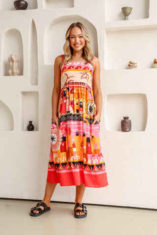 Kismet Maxi Dress - Seaside