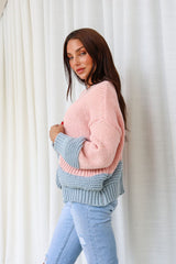 Minnesota Chunky Knit Cardigan - Lollipop