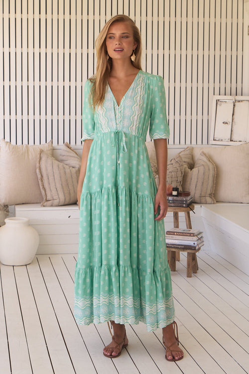 Tessa Maxi Dress - Seafoam