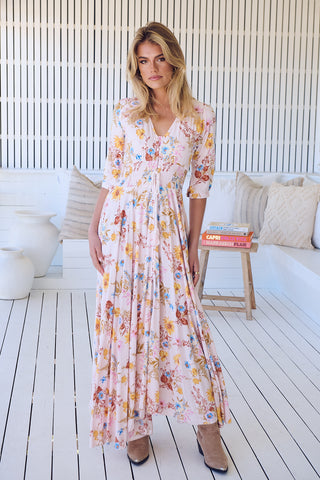 Cleo Maxi Dress - Daiquiri