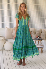 Carmen Maxi Dress - Tranquillity