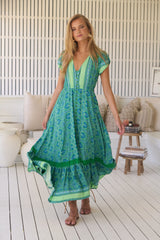 Carmen Maxi Dress - Tranquillity