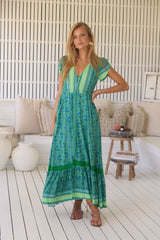 Carmen Maxi Dress - Tranquillity