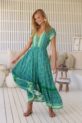 Carmen Maxi Dress - Tranquillity