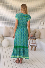 Carmen Maxi Dress - Tranquillity