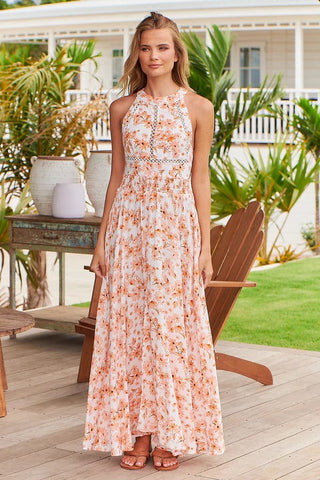 Juliette Rosella Maxi Dress - Boysenberry Floral