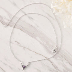 Love Struck Necklace - Amethyst