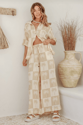 Phoenix & Palm Shoe String Maxi Dress