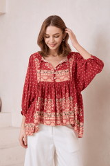 Ruby Baby Doll Blouse