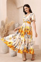 Sunflower Maxi Dress