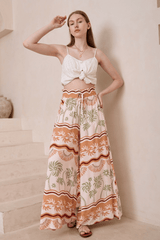 Waverly Wide Leg Pants - Tropics